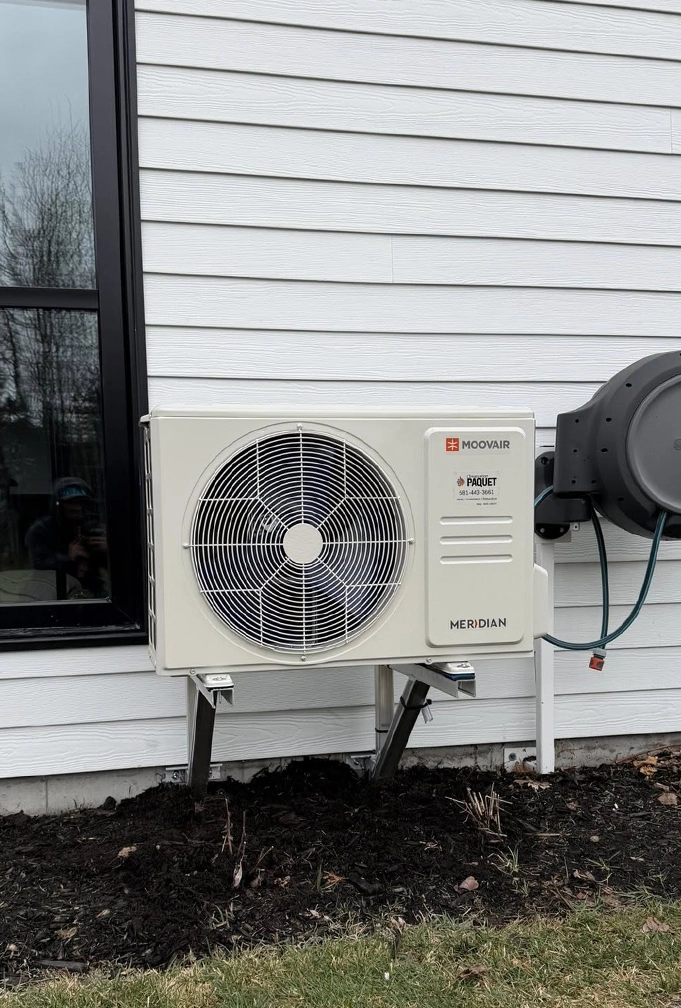 Thermopompe Moovair installée à Québec